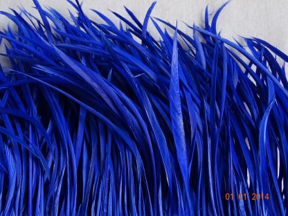 ganzenfrange kobalt, royal blauw voor versiering voor hoeden en fascinators