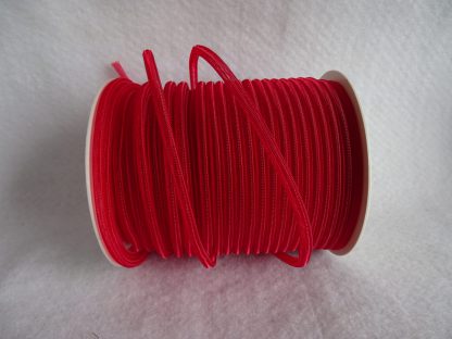 rode crin tubulair 4 mm voor versiering hoeden, fascinators, feestkleding