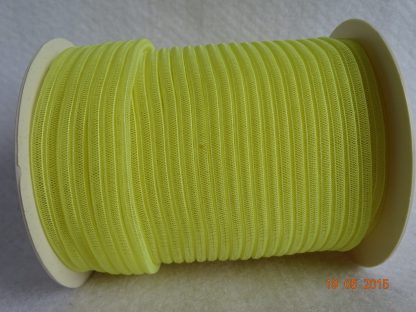 licht gele crin tubulair 4 mm voor versiering hoeden, fascinators, feestkleding