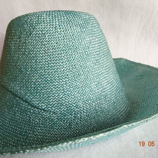 visca cappelline (capeline) voor zomer hoed in zeegroen