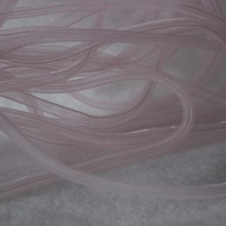 roze crin tubulair 8 mm voor versiering hoeden, fascinators, feestkleding