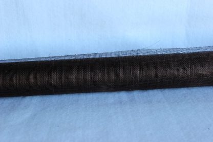 donker bruine sisal (sinamay) geappreteerd voor een hoed, fascinator of afwerking