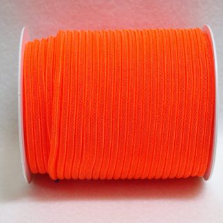 oranje crin tubulair 4 mm voor versiering hoeden, fascinators, feestkleding