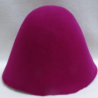 wollen cloche (cone) azalea voor hoed