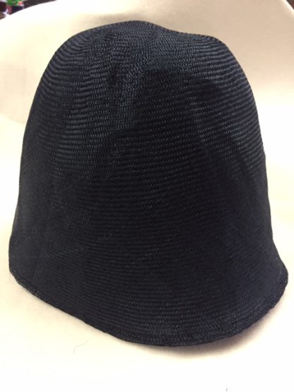 blauwe parasisal cloche (cone) voor zomer hoed