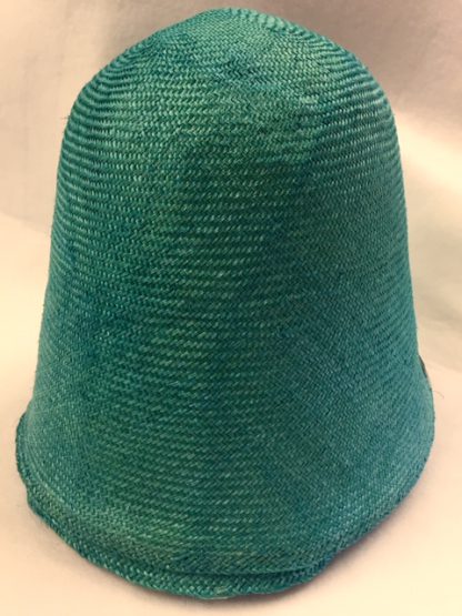 zeegroene parasisal cloche (cone) voor zomer hoed