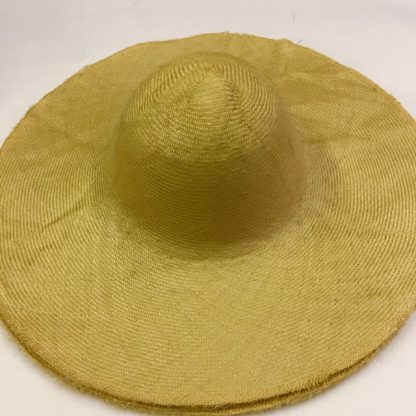 mosterd groene parasisal cappelline (capeline) voor zomer hoed
