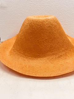 Viscose cappelline(capeline) in zonnegeel kleur voor zomerhoed