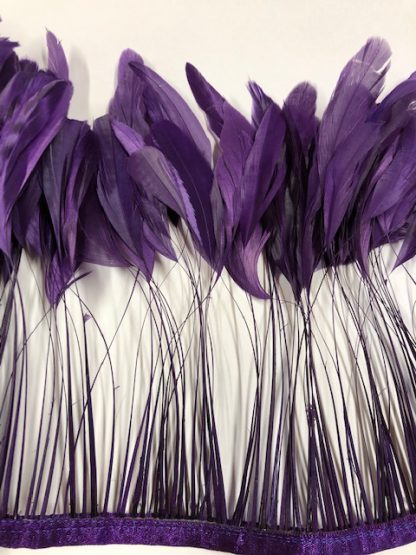 piquetveertjes (stripped coque) paars voor versiering