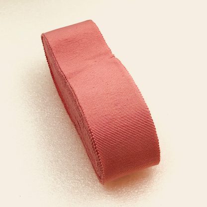 Duits ripslint roze kleur breed voor afwerking hoed