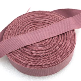 Duits ripsband oud roze voor afwerking hoeden