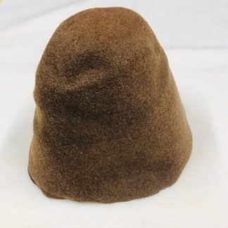 Wolcloche licht bruin gemeleerd