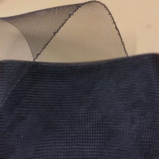 grove crin zwart voor pruik, hoed of fascinator