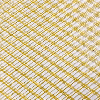 voile zonder nop in geel voor hoed of fascinator