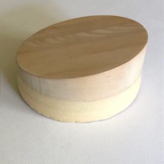 Hoedenblok met schuine bovenkant