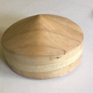 Hoedenblok met afgeronde bovenkant